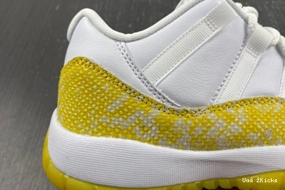 AH7860-107 11 Low Jordan Snakeskin” Air 678 “Yellow EasyMatch 0614